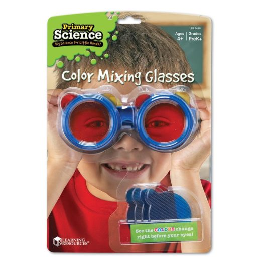 Children can swap the lenses to mix colours!