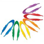 6 colour available in the Learning Resources Easy Grip Childrens Tweezers