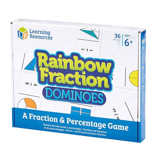 Front cover of the Rainbow Fraction Dominos