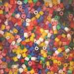 Multicoloured beads from the Hama Beads Bucket 10000 Beads