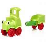 Green engine front and back pieces with connecting magnet from the SmartMax My First Animal Train