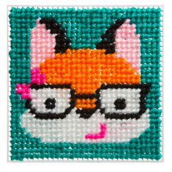 Completed Alex Needlepoint Fox Kit