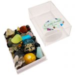 Mini box of assorted gemstones for junior geologists