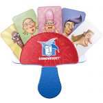 Gamewright Little Hands Playing Card Holder shown with cards in place
