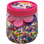 Tub of 4000 midi Hama Beads with 3 pegboards and ironing paper