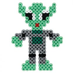 Hama Alien made with the Hama Space Mobile Making Kit 