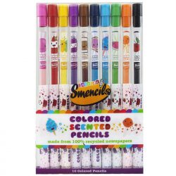10 pack of Smencil coloured scented smelly pencils