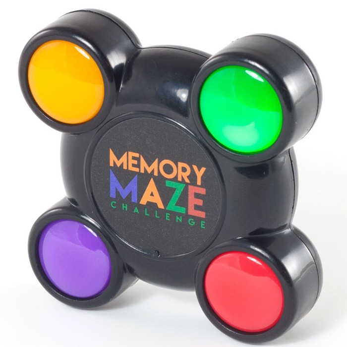 Children's electronic pattern memory game with 15 sequences to remember