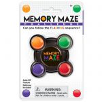 Front of blister pack of the Funtime Memory Maze Electronic Sequence Challenge Game