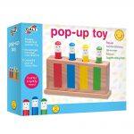Front of box for Galt Pop Up Toy Wooden Baby Game