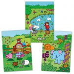Examples of Galt Water Magic Animals Activity Pad pages