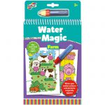 Children's magic painting water pad with 6 farm themed pictures and refillable pen