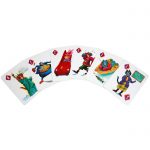 Examples of the cat cards found in Gamewright Rat A Tat Cat Card Game