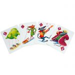 Examples of the rat cards found in Gamewright Rat A Tat Cat Card Game