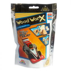 Build and decorate a wooden Racing Car complete with paint and stickers
