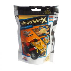 Build and decorate a wooden quad bike complete with paint and stickers