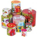 Janod fairytale themed stacking cups for young children
