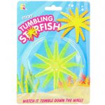 Yellow Keycraft Sticky Tumbling Starfish Party Bag Toy in blister pack