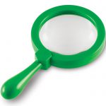 Learning Resources Jumbo Childrens Magnifying Glass , green laying down