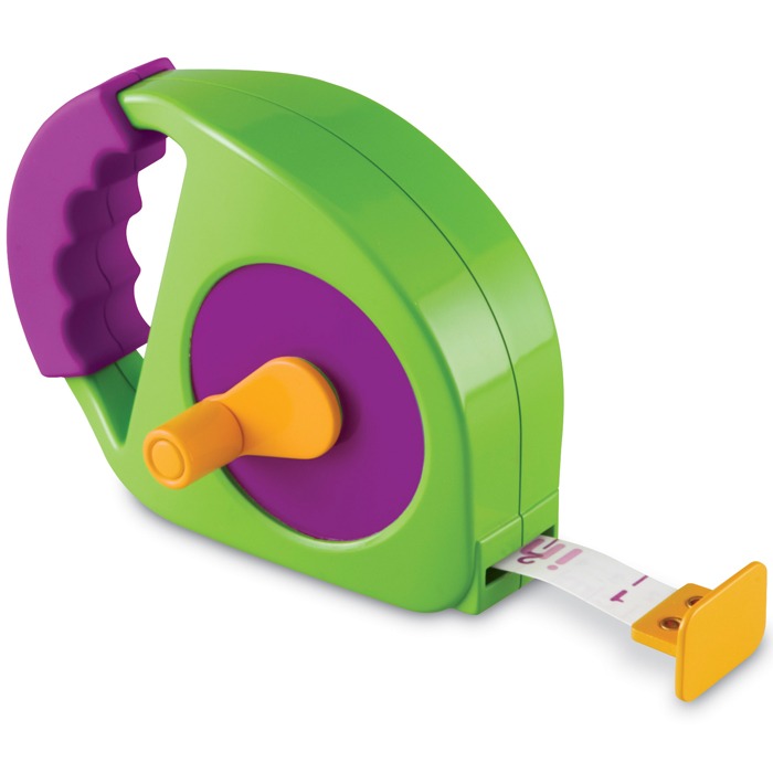Giant simple tape measure maths toy for children with centimetres and inches