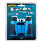 Front of blister pack of Learning Resources Rubberised Binoculars with Compass