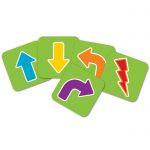 5 direction cards from the Learning Resources STEM Robot Mouse Coding Activity Set