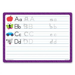 Letter form tracing card from the Learning Resources Trace and Learn Writing Activity Set