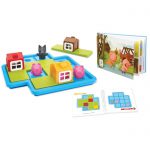 Single player three little pigs logic game for preschool children