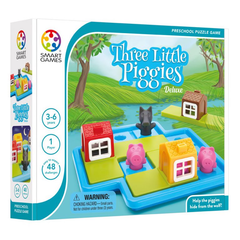 Front of box - Smart Games Three Little Piggies Logic Puzzle