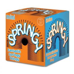 Classic retro mini walking spring toy made of metal