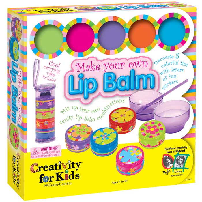 Creativity For Kids Make Your Own Lip Balm Kit Fun Learning