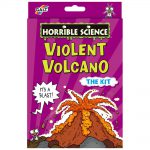 Horrible science teaches kids how to make a volcano erupt with this scientific activity kit