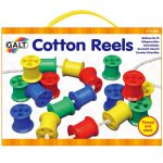 kids cotton reels threading activity set