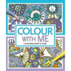 front of book Colour With Me Colouring Book