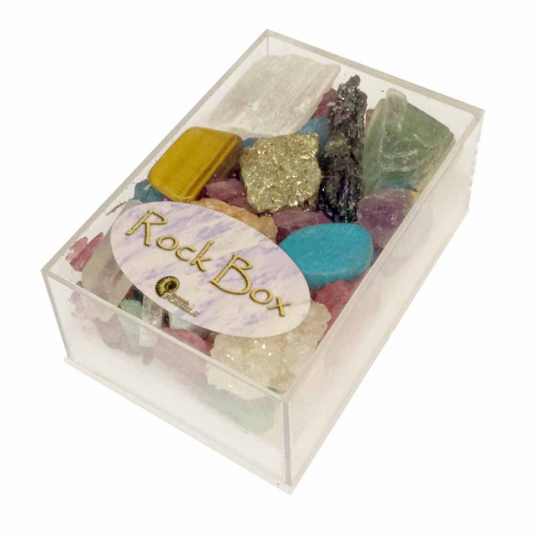 A small box of minerals and gemstones to treasure!