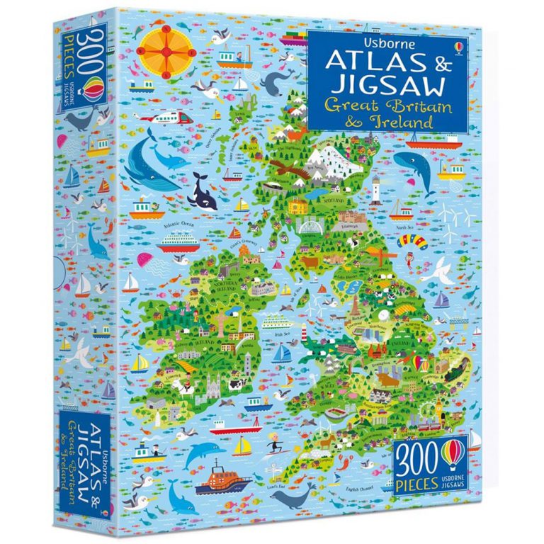 Tour the UK by completing the puzzle with this beautifully detailed illustration of the British Isles.