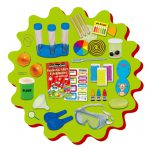 contents of the Horrible Science Frightful First Experiments Kit