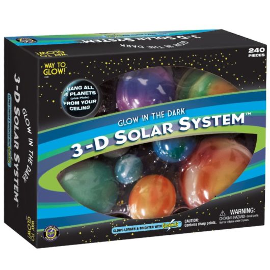 University Games Glowing 3D Solar System perfect for hanging in children's bedrooms