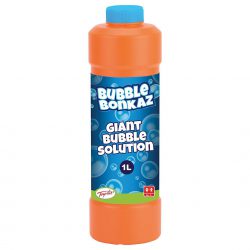 Front view of the bottler for Bubble Bonkaz Giant Bubble Solution