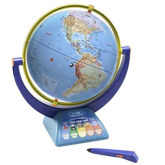 Contents of the GeoSafari Jr Talking Globe