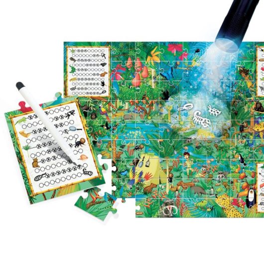 Contents of the Explore the Forest Puzzle