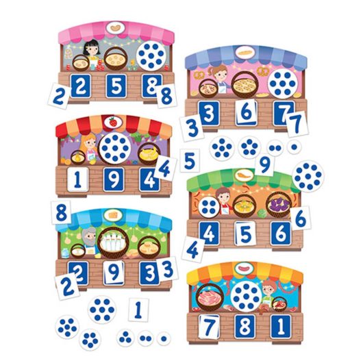 Contents of the 123 Montessori Touch Bingo