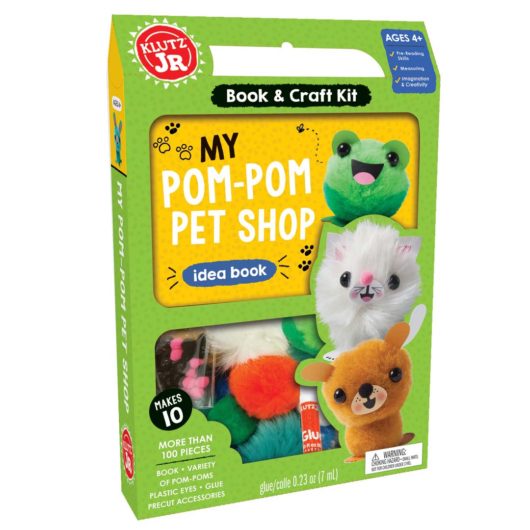 Front box of Klutz JR My Pom-Pom Pet Shop