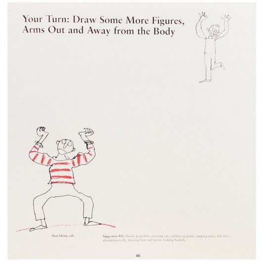 Inner pages of the klutz Drawing Book