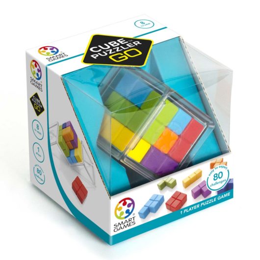 Front box of SmartGames Cube Puzzler Go