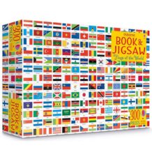 Front of box for the Usborne Flags Book and Jigsaw