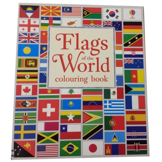 Colouring book for the Usborne Flags Book and Jigsaw