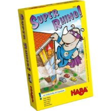 Front box of Rhino Hero Game