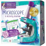 Front box of the Nancy B Microscope & Activity journal
