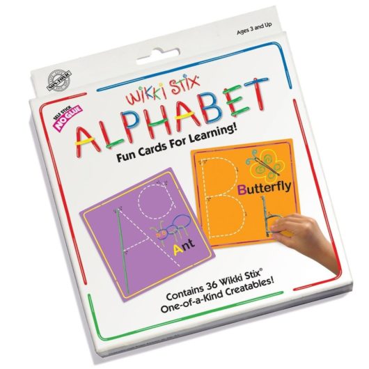 Help kids learn their alphabet with this pack bendable strings!